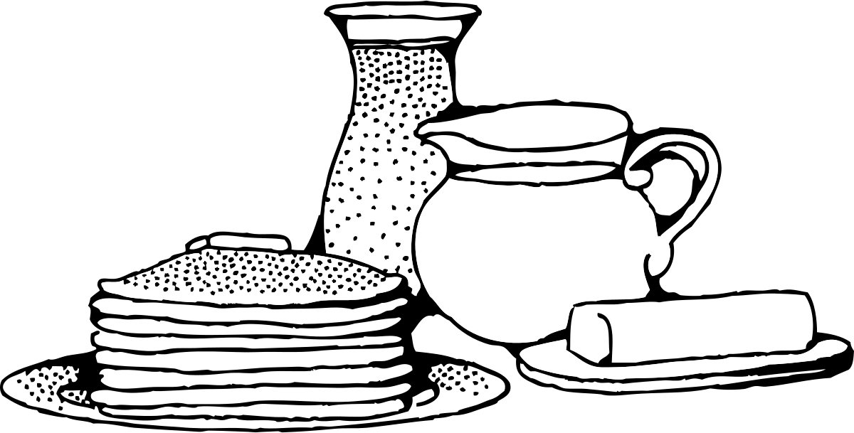 Breakfast With Pancakes Clipart by johnny_automatic : Food ...