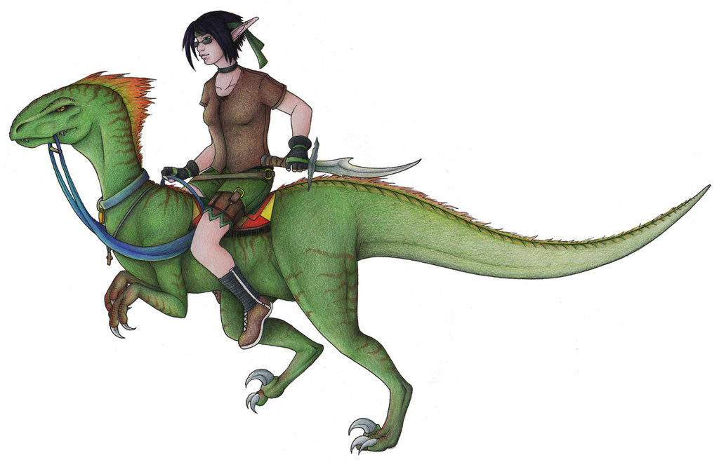 Dino Rider by KatrinaBirch on deviantART