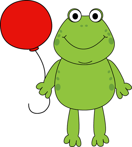 frog with balloon clip art | Clipart Panda - Free Clipart Images