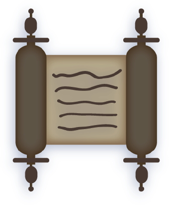 Torah Scroll clip art