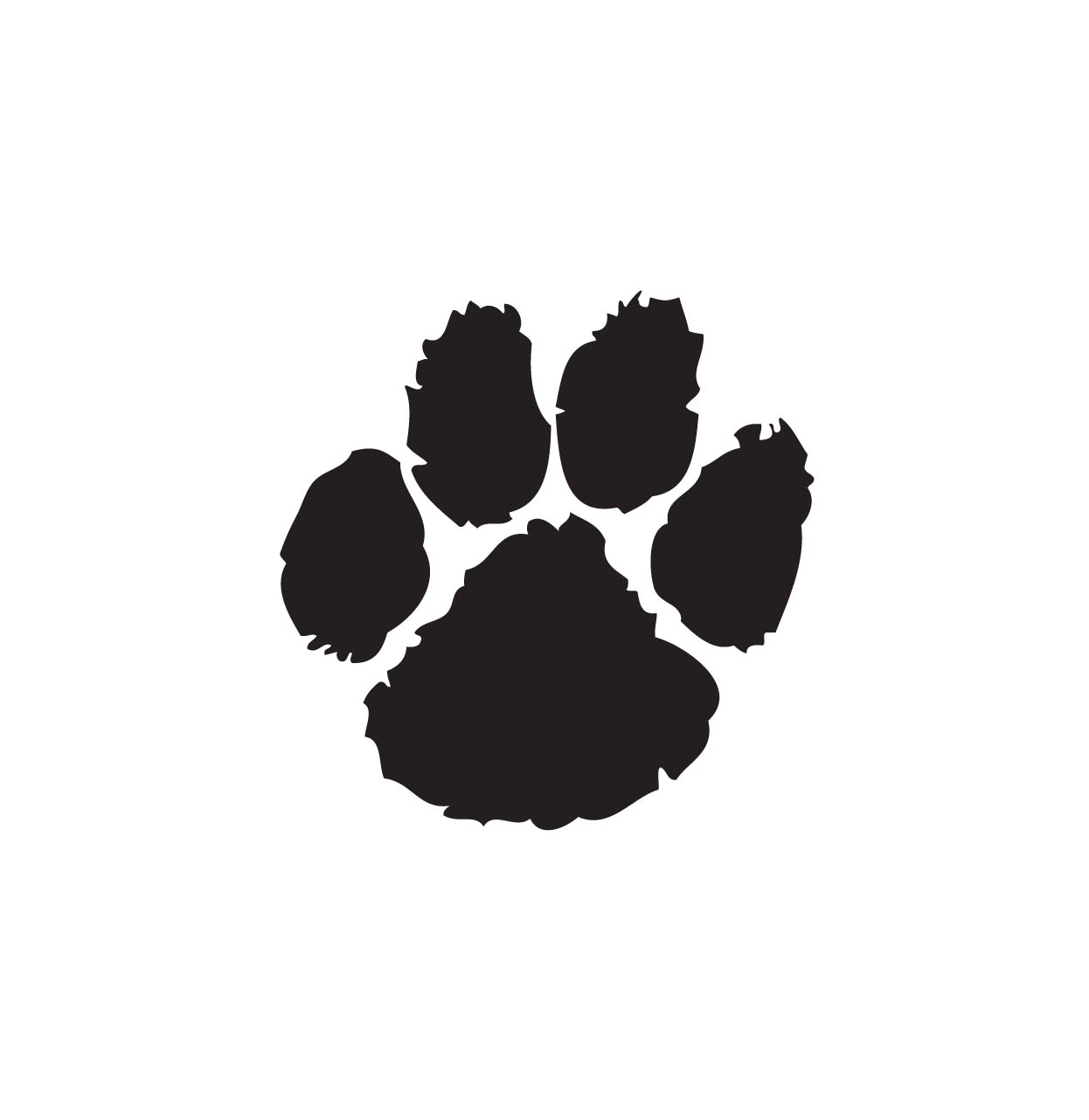 free clip art of dog paw prints - photo #2