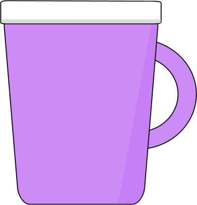 Purple Coffee Mug Clip Art - Purple Coffee Mug Image