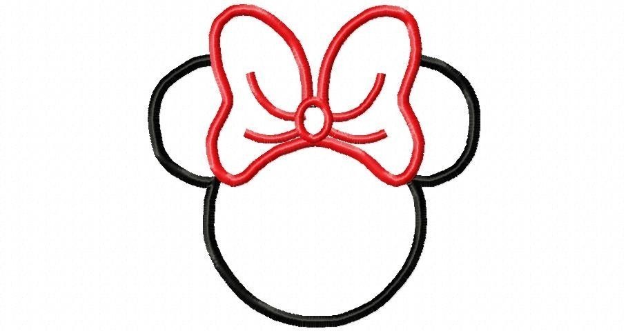 mickey mouse head outline clip art - photo #40