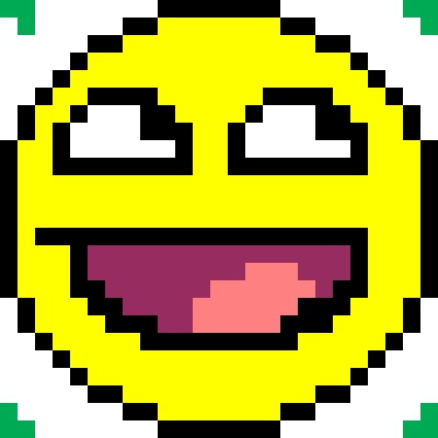 piq - pixel art | "EPIC FACE!!!!!" [100x100 pixel] by coolman6767895