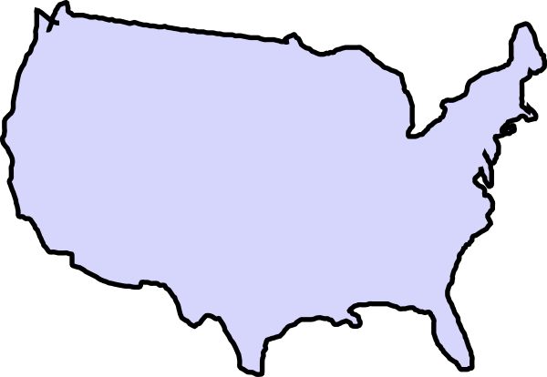 Map Outline Of Us - ClipArt Best