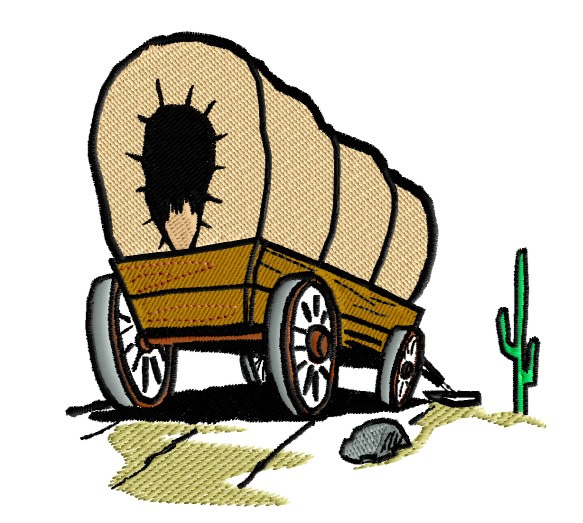 Clip Art Covered Wagon - ClipArt Best