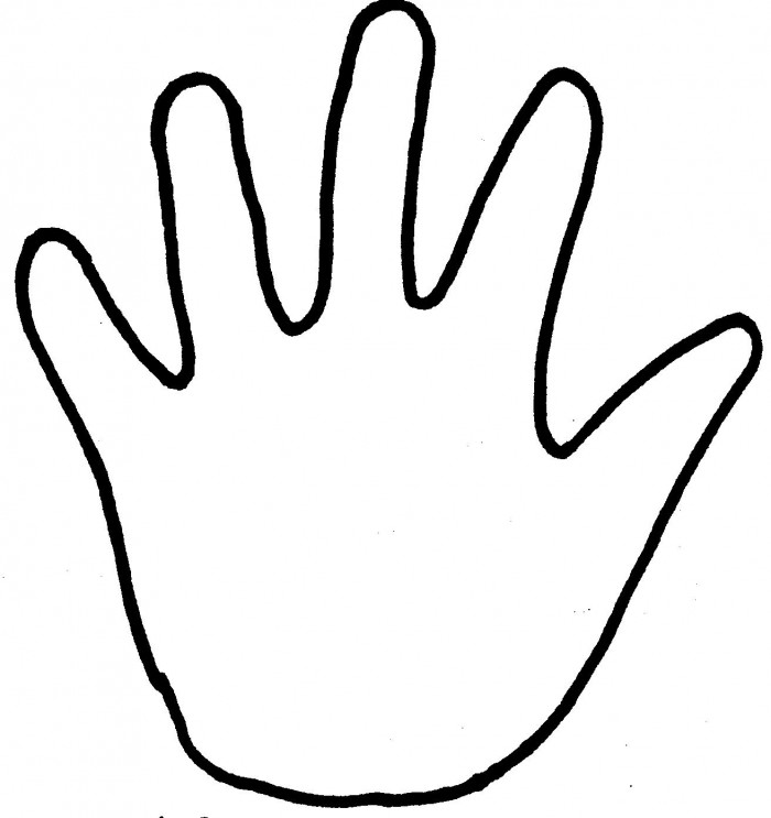 Coloring Page Hand | 99coloring.com