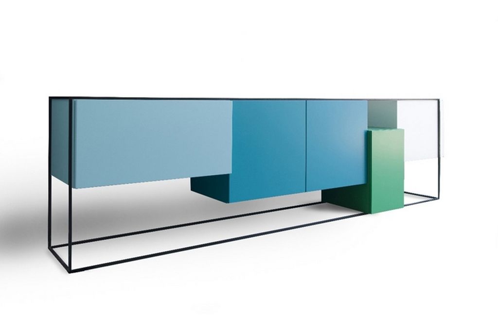 Steel Framed Modern Minimalist Sideboard with 2011 Trends Colorful ...