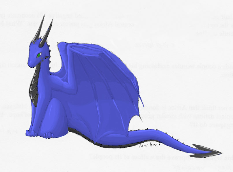 Norbert The Female Dragon by Jack-Chain on deviantART
