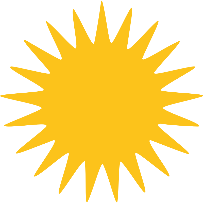 Clipart - Yazidi Sun 21 Rays