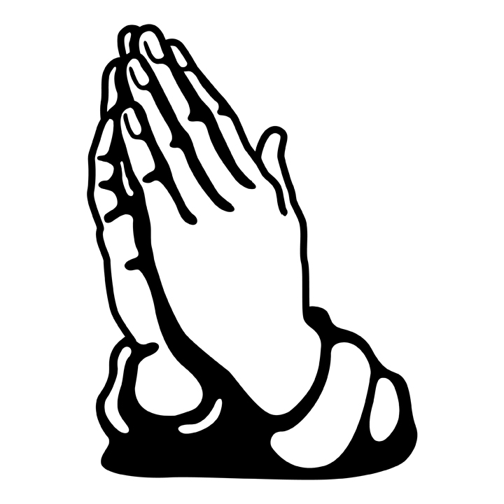 Hands Praying Vector