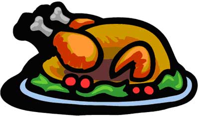 Thanksgiving Dinner Plate Clip Art
