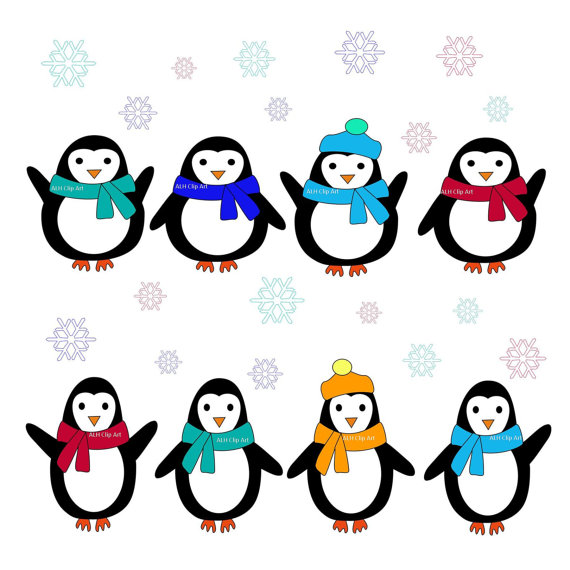 Christmas Penguin Clipart - ClipArt Best