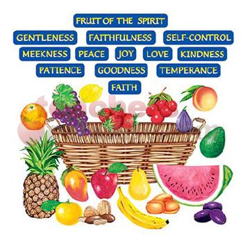 Fruits Of The Spirit - Pre-Cut from TeachersParadise.com | Teacher ...
