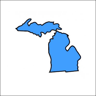 Bumper Sticker with map, michigan, outline, state - ClipArt Best ...