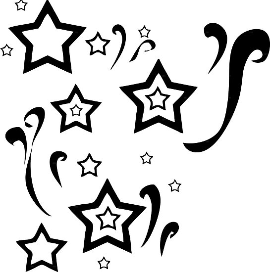 Star And Swirl Tattoo Designs - ClipArt Best