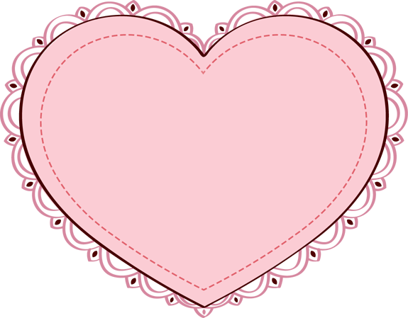 Pink Heart image - vector clip art online, royalty free & public ...