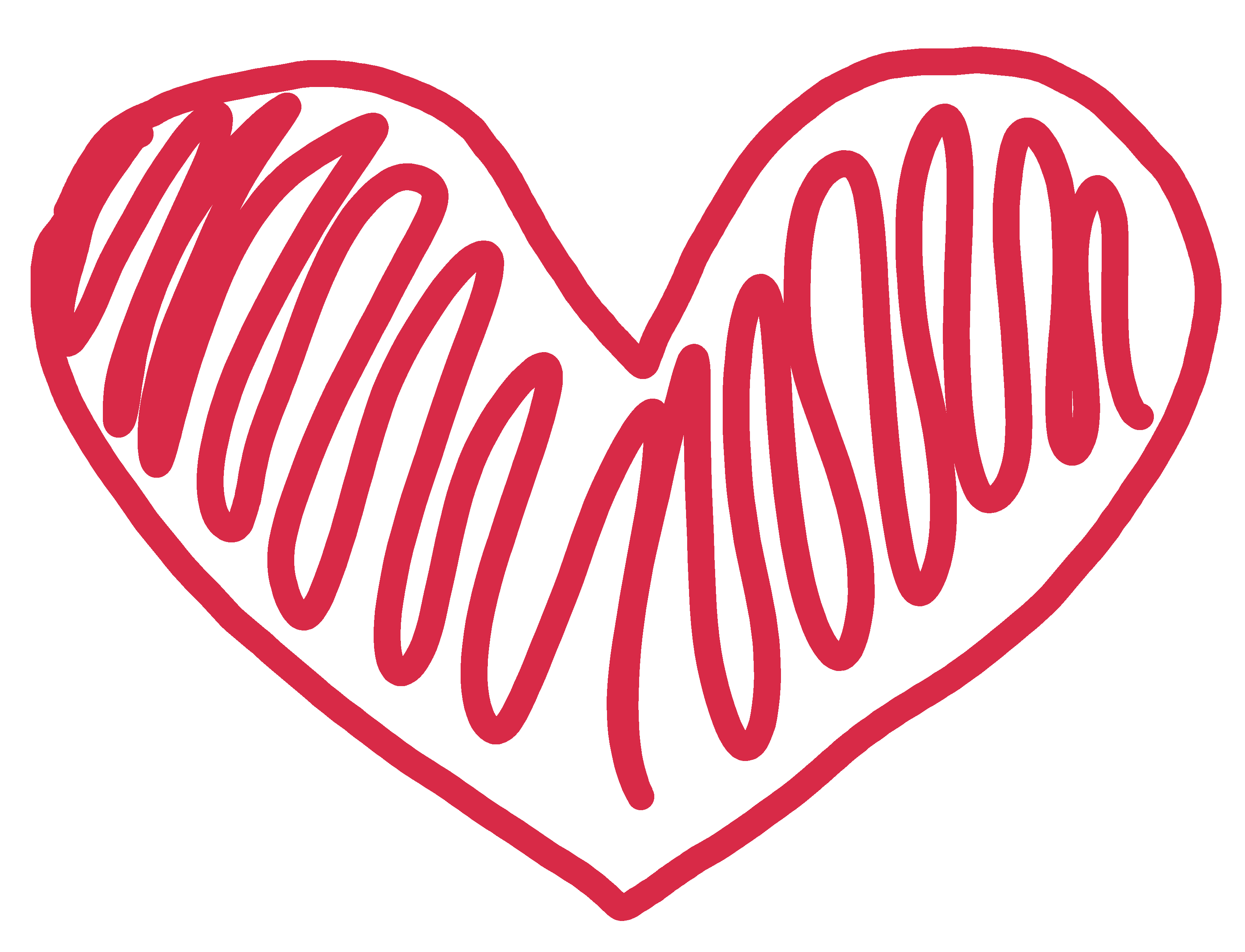 Doodle Heart Clipart - Karen Cookie Jar