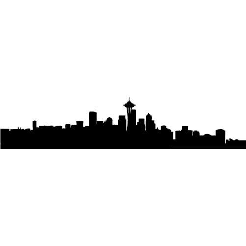 Seattle Skyline Outline - ClipArt Best