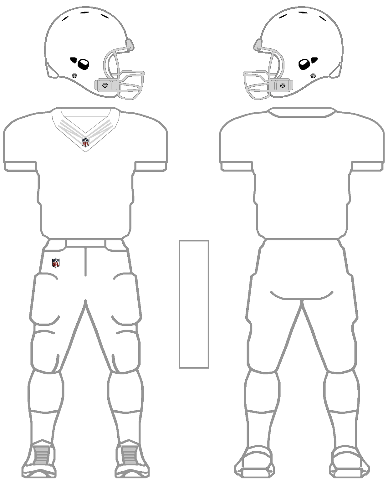 Football Uniform Templates 22