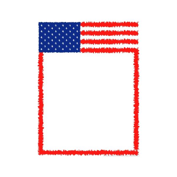 Flag Day Border Clip Art