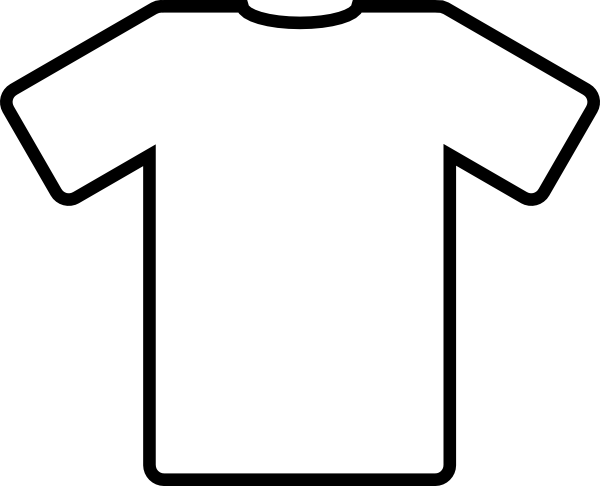 White T Shirt clip art - vector clip art online, royalty free ...