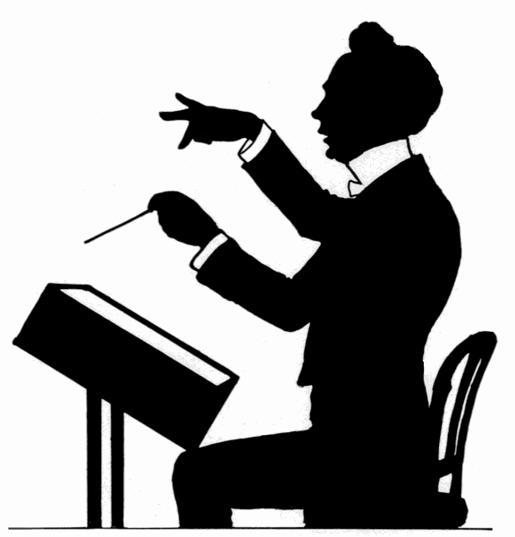 Conductor Seated Clip Art Download