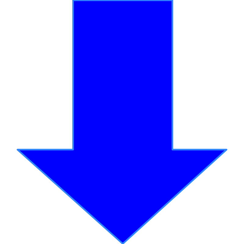 Clipart - Arrow in blue