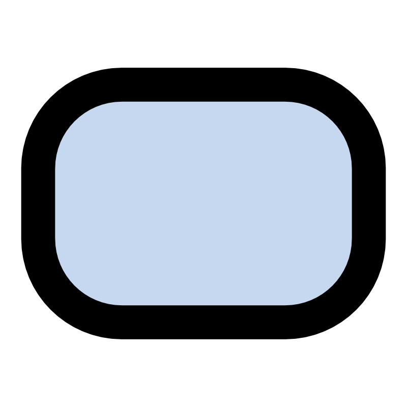 Clipart - primary tool rounded rectangle