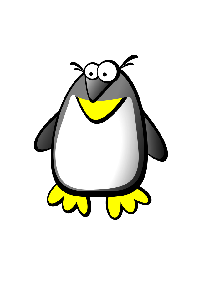 Penguin large 900pixel clipart, Penguin design