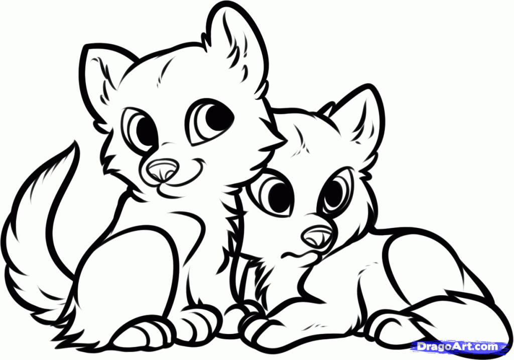 Coloring Pages Of Cute Baby Animals - AZ Coloring Pages