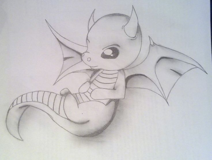 Baby Dragon Drawings | Baby Dragon by ~AMMEX on deviantART | Chibi ...
