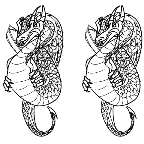 Illustrating Chinese Dragon using Inkscape (or other vector ...
