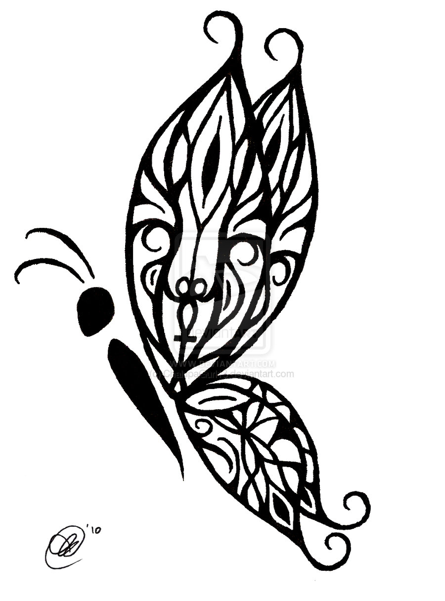 Tribal Butterfly Tattoo by ChalupaGurl13 on deviantART