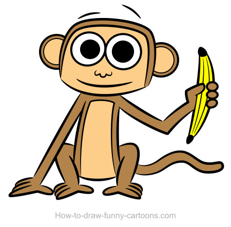 Monkey drawings (Sketching + vector)