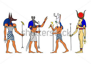 Vector Egyptian Gods and Goddess stock vector - Clipart.me