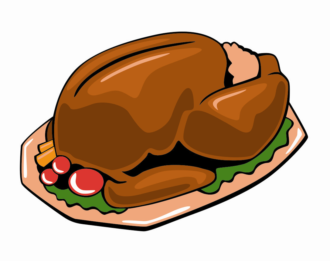 Cartoon Turkey Dinner - Cliparts.co