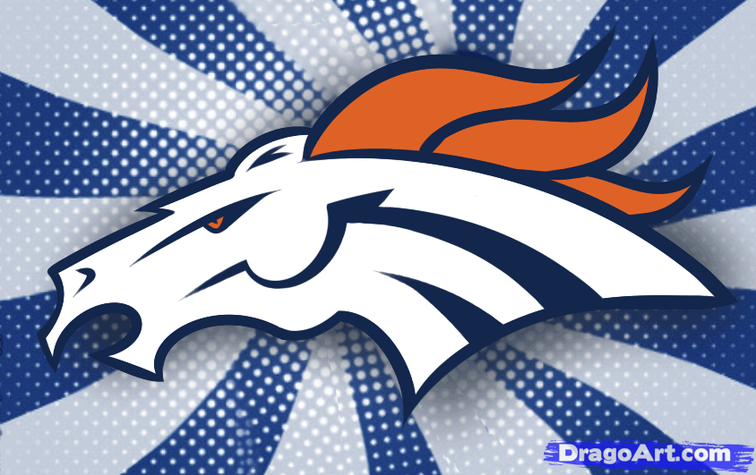 How To Draw The Denver Broncos, Step By Step, Sports, Pop Culture 