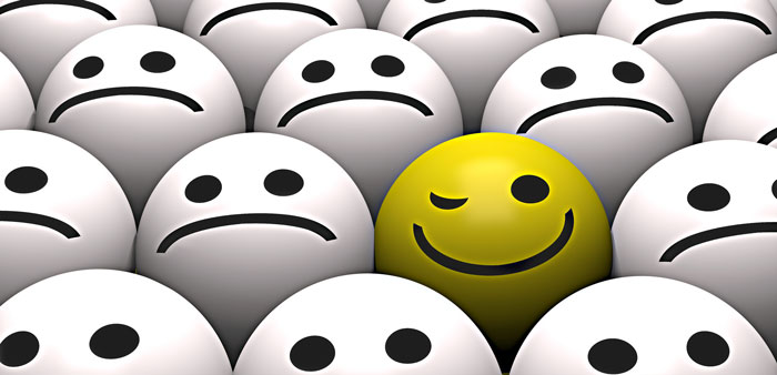 Sad And Happy In One Face - ClipArt Best