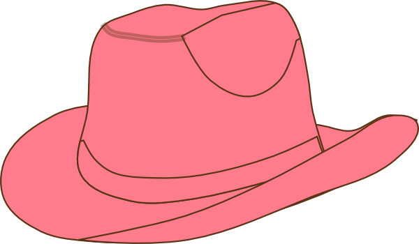 Pink Cowgirl Hat Clip Art at Clker.com - vector clip art online ...