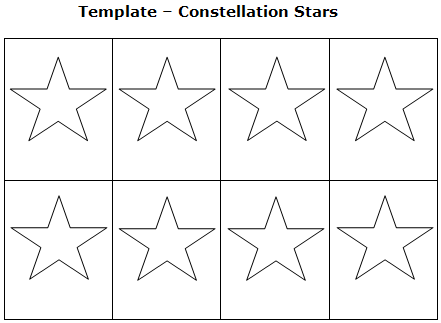 Day and Night Theme Constellation Stars Template
