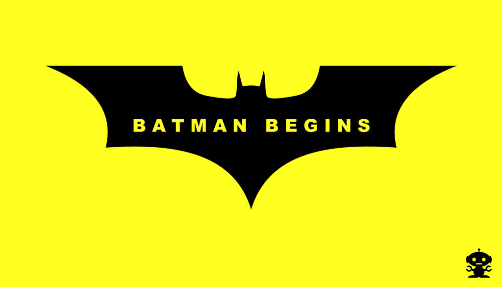 2005 Batman Begins Movie Title Logo by HappyBirthdayRoboto on ...