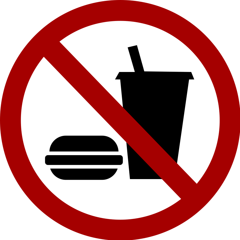 No Junk Food Clipart