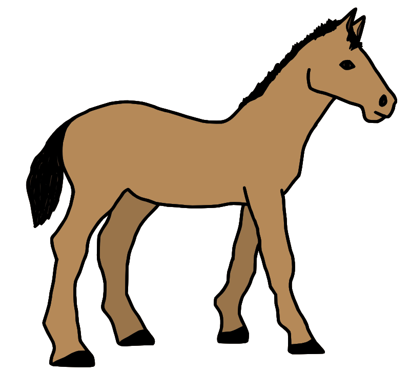 Clipart - caballo