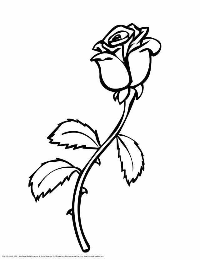 Roses Coloring Pages Coloring Pages Yoall 182319 Coloring Pages Of ...