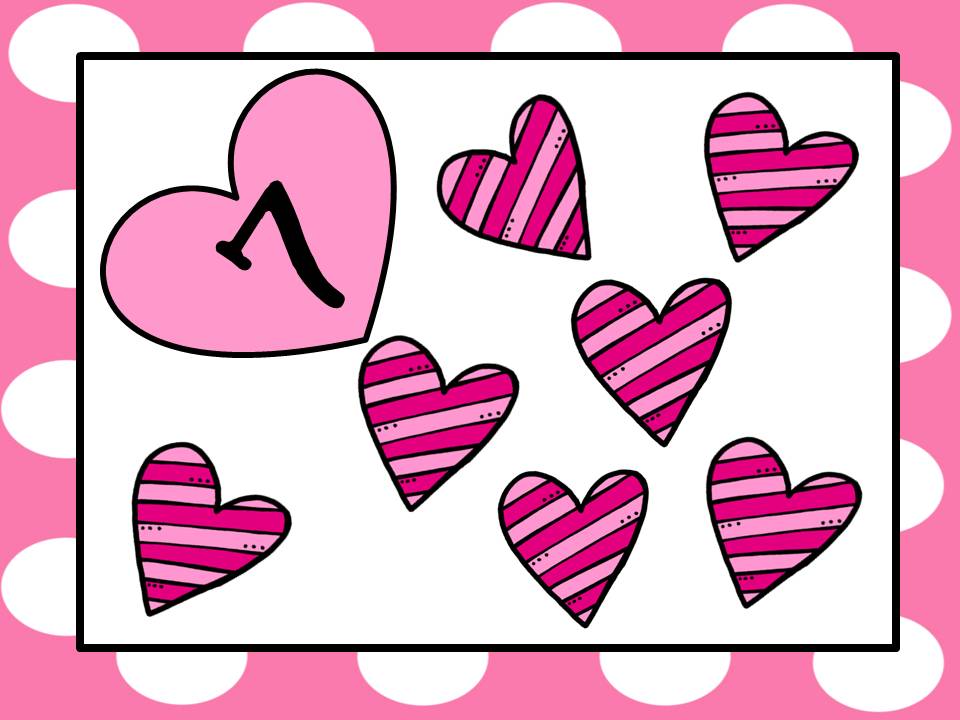 Pink Polka Dots & Pre-K: Valentine's Day Play-Doh Mats