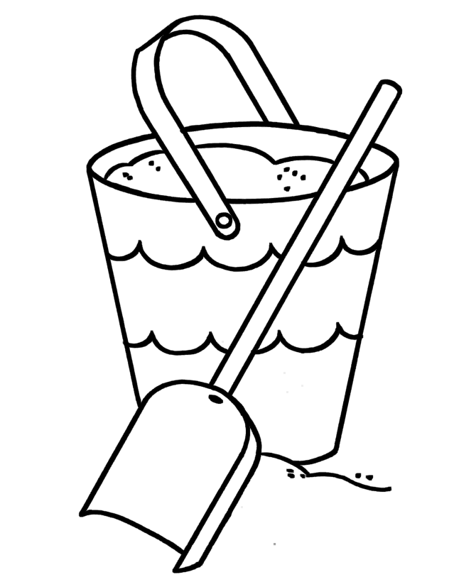 seaside spade Colouring Pages (page 2)