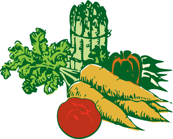 Vegetables (huge) clip art - vector clip art online, royalty free ...