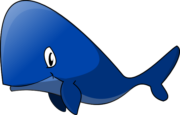 Cartoon Blue Whale - Cliparts.co