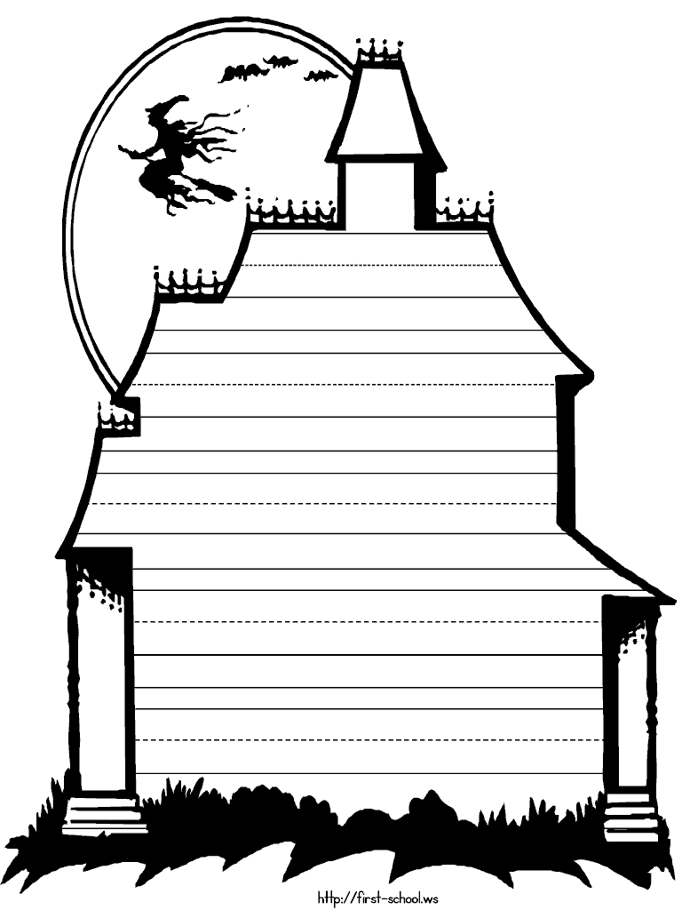 Haunted House Template | Clipart Panda - Free Clipart Images